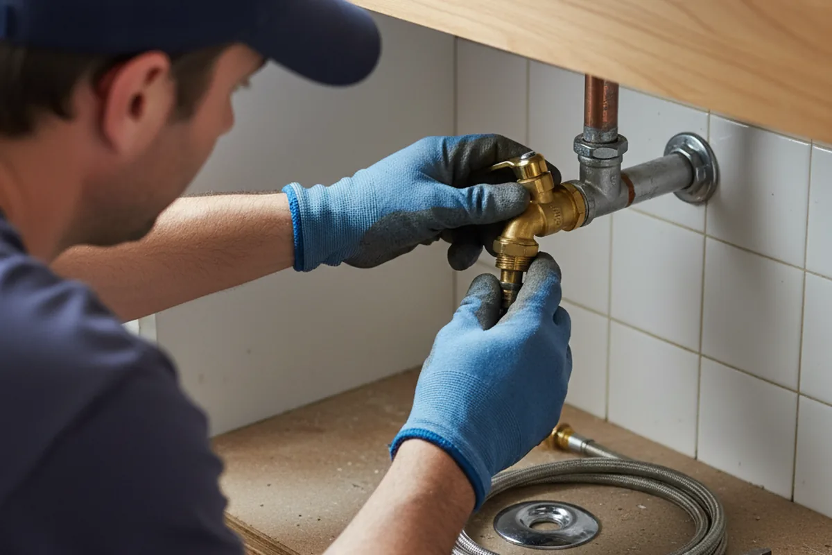 Shutoff valve and fitting work during Faucet and Fixture Repair in Jacksonville
